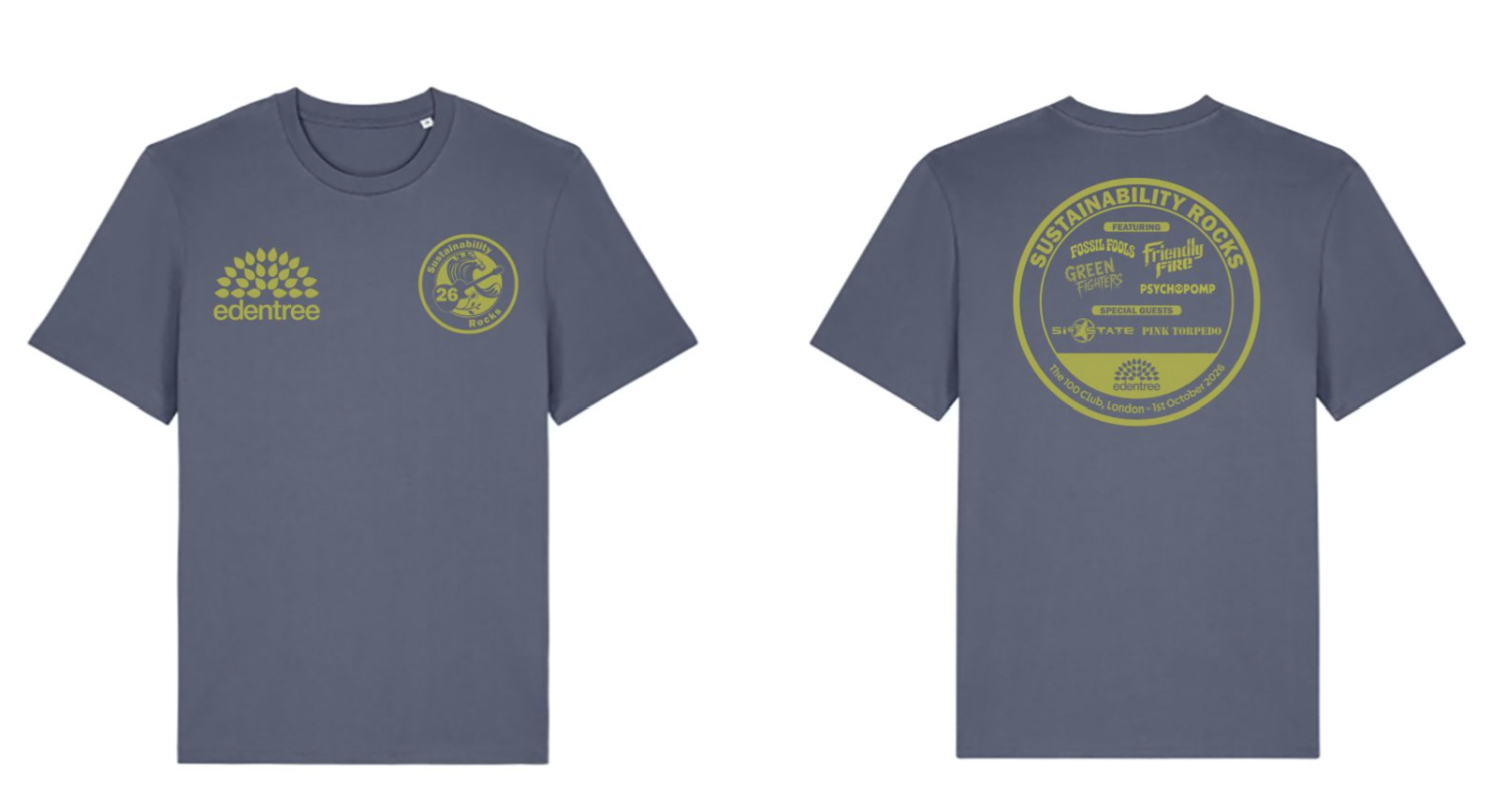 sustainability rocks tshirts